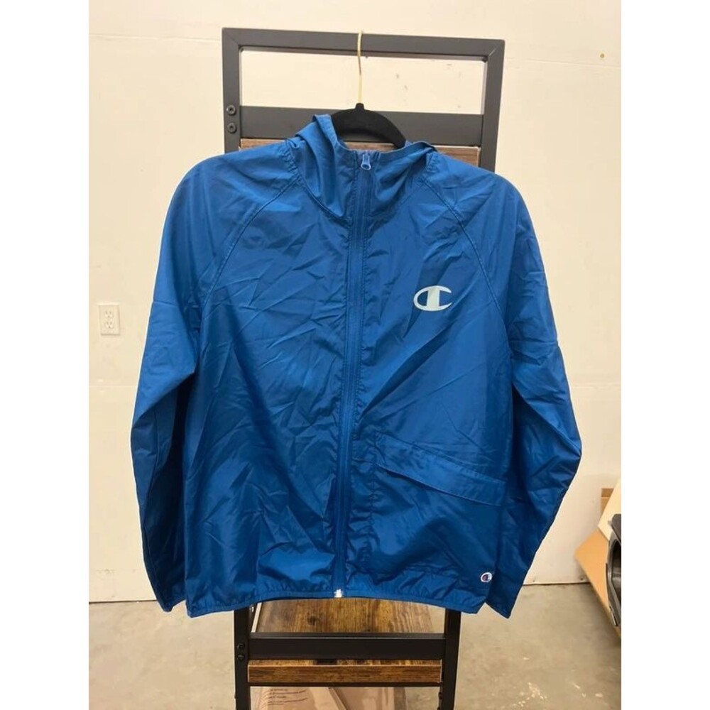 Champion Boys Blue Windbreaker Jacket